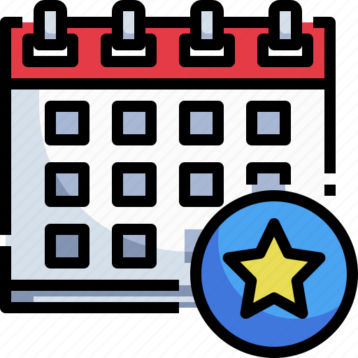 Administration, calendar, date, favorite, organization, schedule, time icon - Download on Iconfinder