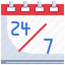 24hr, administration, alert, calendar, date, organization, time