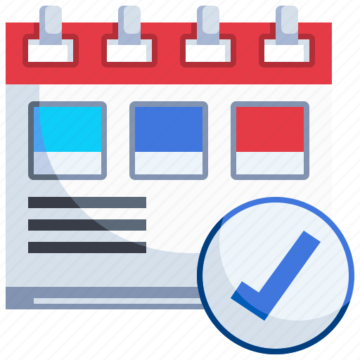 Administration, calendar, check, date, organization, schedule, time icon - Download on Iconfinder