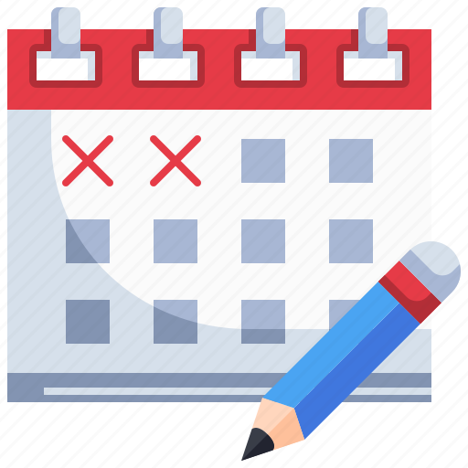 Administration, calendar, date, organization, schedule, time, writting icon - Download on Iconfinder