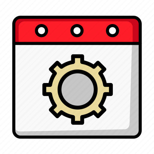 Calendar, configuration, date, month, schedule, setting, settings icon - Download on Iconfinder