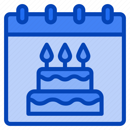 Birthday, cake, calendar, celebration, date, event, party icon - Download on Iconfinder