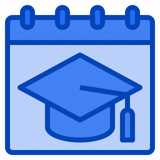 Appointment, calendar, cap, date, education, event, graduation icon - Download on Iconfinder
