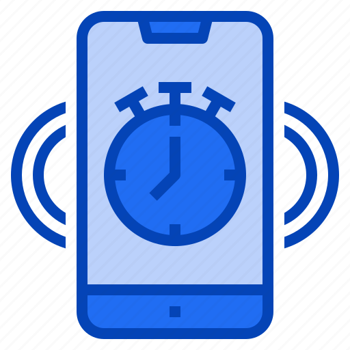 Calendar, clock, date, notification, smartphone, stopwatch, timer icon - Download on Iconfinder