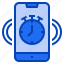 calendar, clock, date, notification, smartphone, stopwatch, timer 