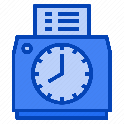 Attendance, calendar, clock, date, in, office, time icon - Download on Iconfinder