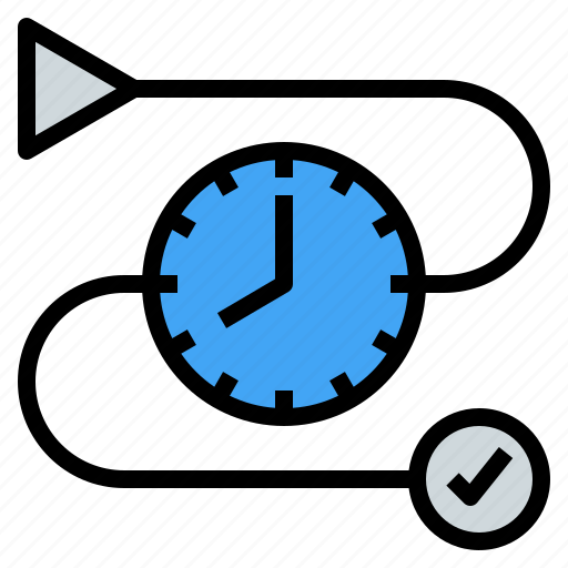Calendar, clock, date, start, time, timeline, working icon - Download on Iconfinder