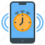 calendar, clock, date, notification, smartphone, stopwatch, timer 