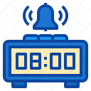 alarm, bell, calendar, clock, date, digital, time