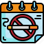 smoking, cigarette, smoke, time, date, calendar, prohibition 