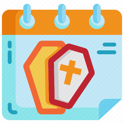 Memorial, time, date, cultures, funeral, graveyard, schedule icon - Download on Iconfinder