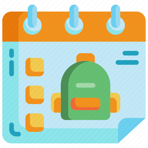School, semester, time, date, study, university, schedule icon - Download on Iconfinder
