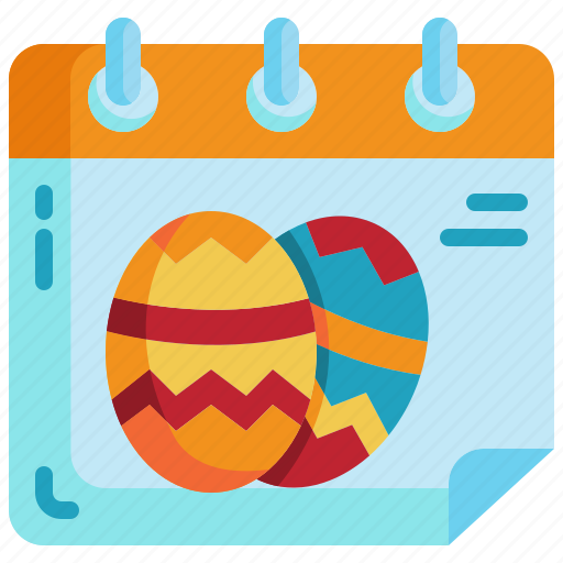 Easter, time, date, egg, calendar, calendary, event icon - Download on Iconfinder