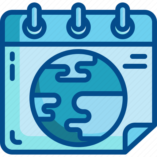 Earth, calendar, time, date, ecology, environment, globe icon - Download on Iconfinder
