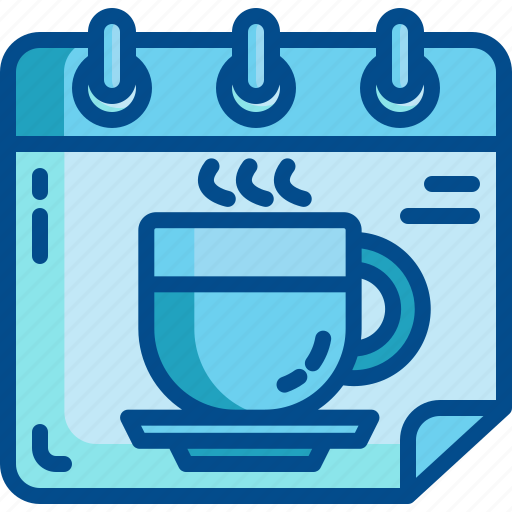 Coffee, time, date, cup, event, calendar icon - Download on Iconfinder
