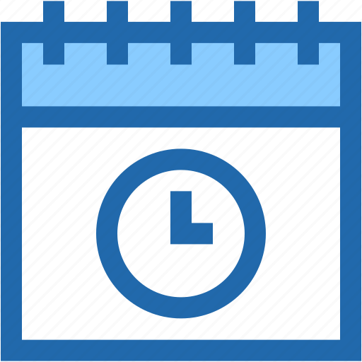 Calendar, schedule, time, and, date, clock icon - Download on Iconfinder
