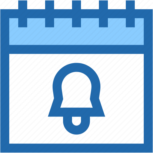 Calendar, schedule, time, and, date, notification, bell icon - Download on Iconfinder