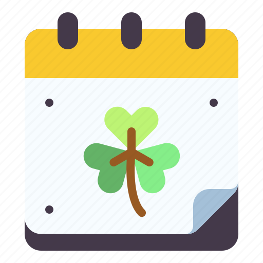 Calendar, saint, patricks, time, date, cultures, irish icon - Download on Iconfinder
