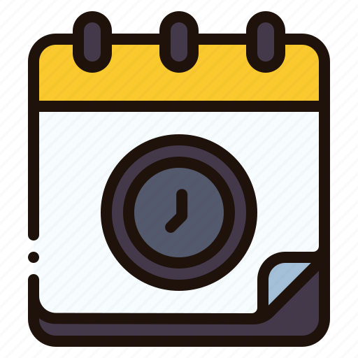 Calendar, clock, schedule, date, time, management icon - Download on Iconfinder