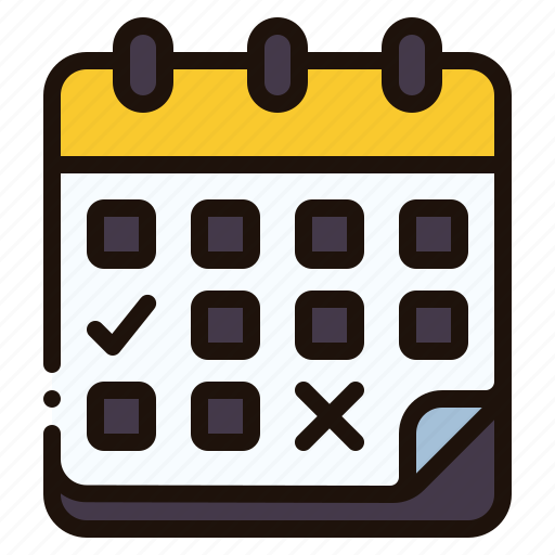 Calendar, schedule, administration, organization, time, date icon - Download on Iconfinder