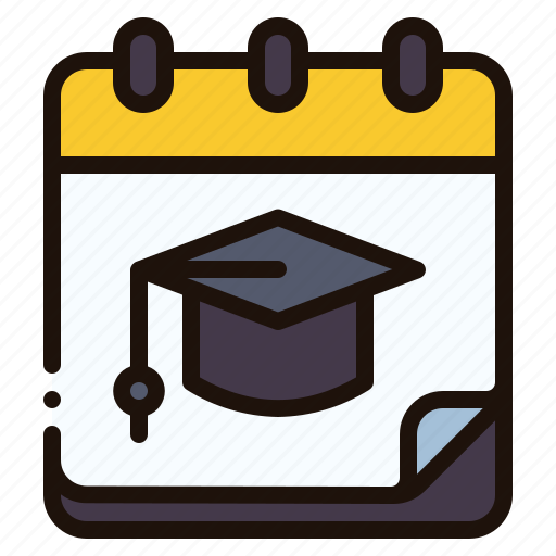Calendar, schedule, event, education, graduation, time, date icon - Download on Iconfinder