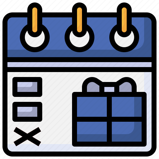 Giftbox, time, date, present, box, events icon - Download on Iconfinder