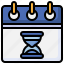 hourglass, schedule, time, management, calendar, date 