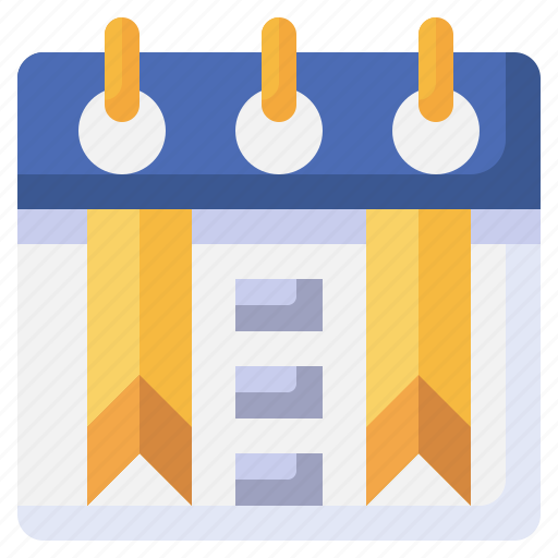 Bookmark, meeting, calendar, time, date icon - Download on Iconfinder