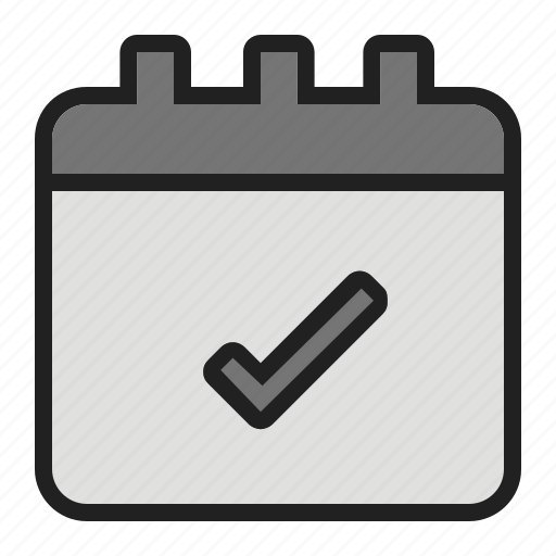 Accept, accepted, appointment, calendar, ceklis, date, schedule icon - Download on Iconfinder