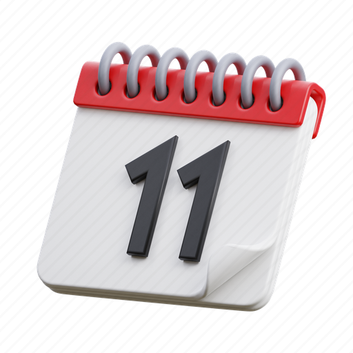 Calendar, date, month, schedule, appointment 3D illustration - Download on Iconfinder