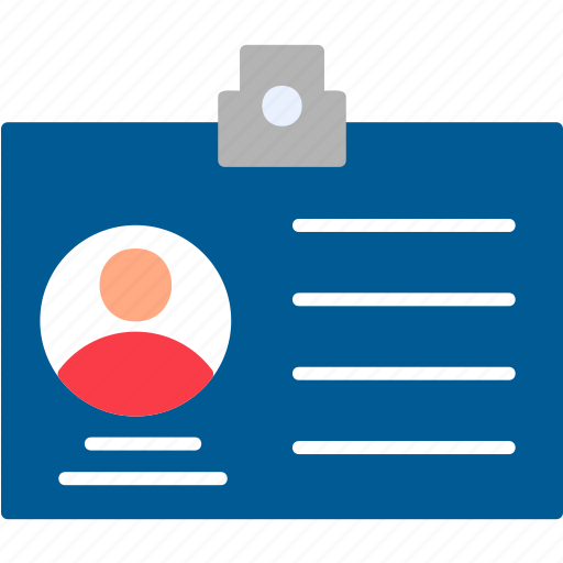 Id, card, employee, identity, profile, job, work icon - Download on Iconfinder