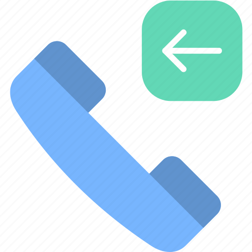 Inbound, call, handset, incoming, mobile, phone, talk icon - Download on Iconfinder