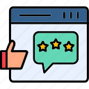 feedback, comment, good, positive, recall, review, thumbs, up, icon