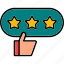 good, review, thumbs, up, rating, like, icon 