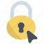lock, click, button, padlock, password, secure, protection, security 