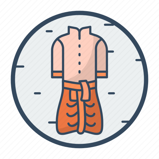 Sampot, man, cambodian, traditional, costume icon - Download on Iconfinder