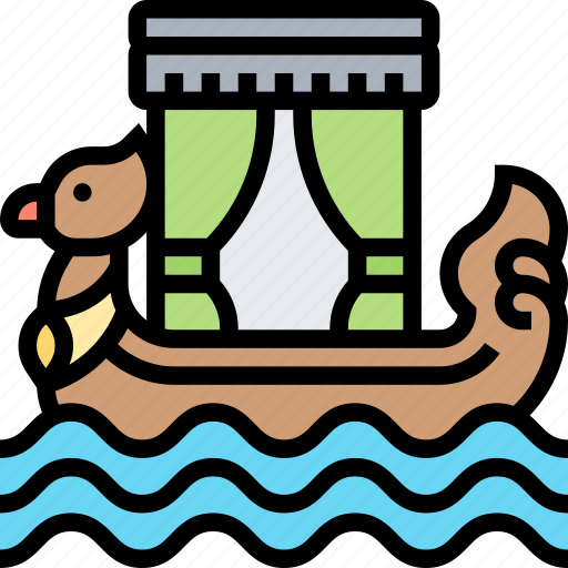 Boat, canoe, heritage, traditional, lake icon - Download on Iconfinder
