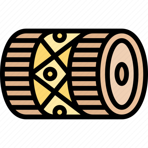 Sampho, drum, cambodian, musical, traditional icon - Download on Iconfinder