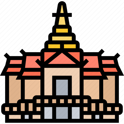 Pagoda, temple, buddhist, architecture, cambodia icon - Download on Iconfinder