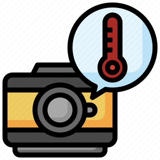 Thermometer, measuring, mercury, camera, celsiusfahrenheit, electronics icon - Download on Iconfinder