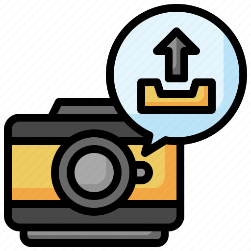 Upload, camera, photography, photo, technology icon - Download on Iconfinder