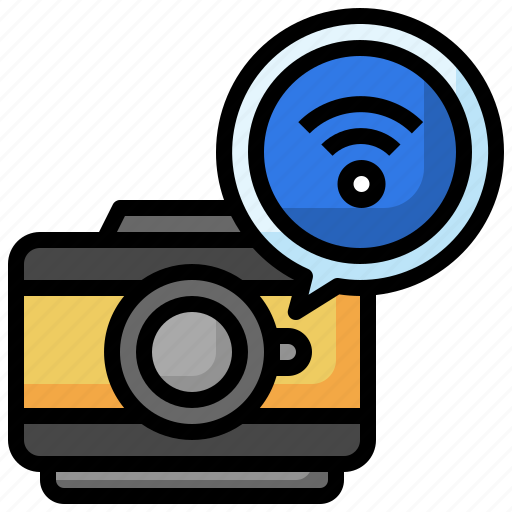 Wifi, photograph, electronics, photo, camera, wireless icon - Download on Iconfinder