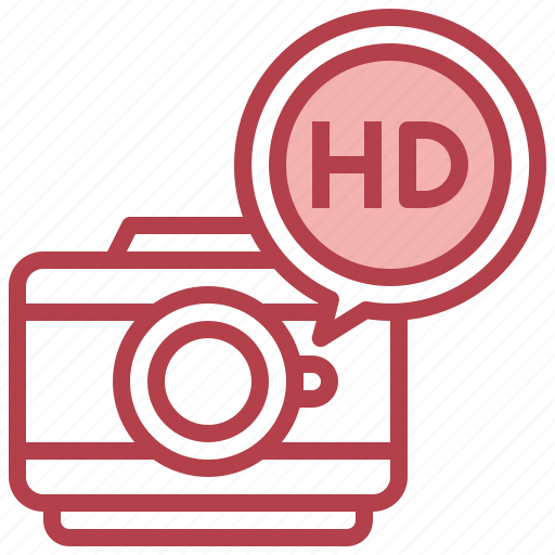 Hd, high, definition, photograph, photo, camera, electronics icon - Download on Iconfinder