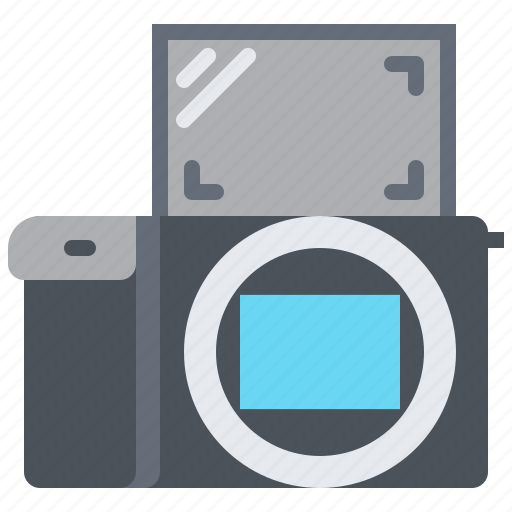 Mirrorless, screen, camera, flip, photography icon - Download on Iconfinder