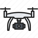 drone, camera, fly, photography, flying