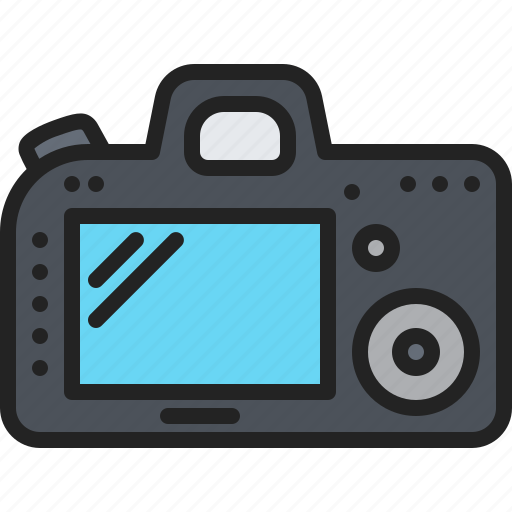 Dslr, camera, back, digital, photography icon - Download on Iconfinder