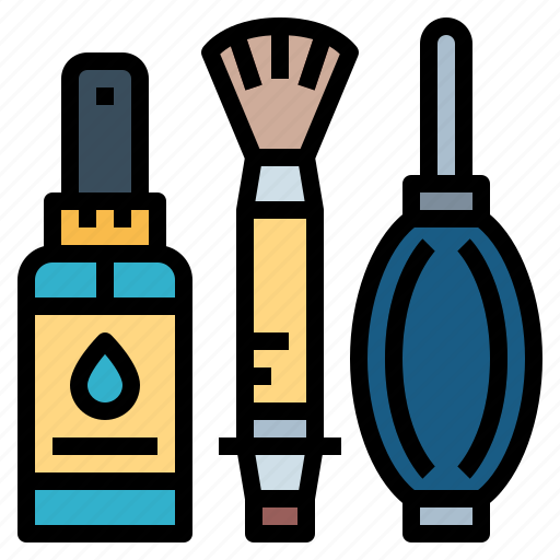 Brushes, camera, cleaning, dust icon - Download on Iconfinder