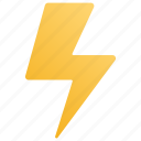 electricity, flash, light, thunder