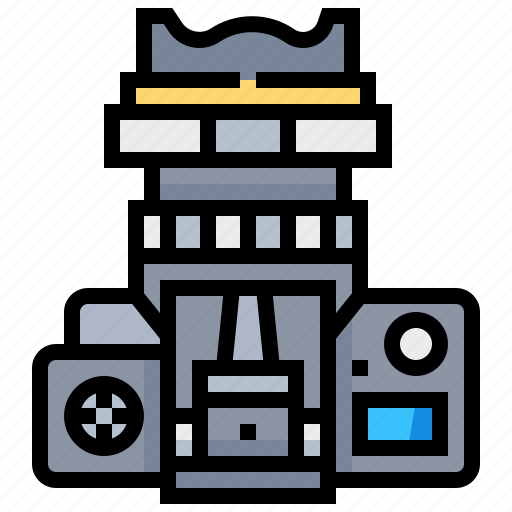 Camera, dslr, photo, photography, top, view icon - Download on Iconfinder
