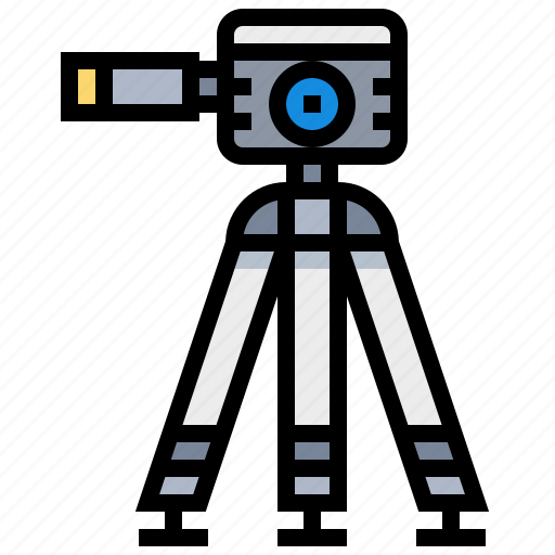 Camera, dslr, photo, photography, tripod icon - Download on Iconfinder